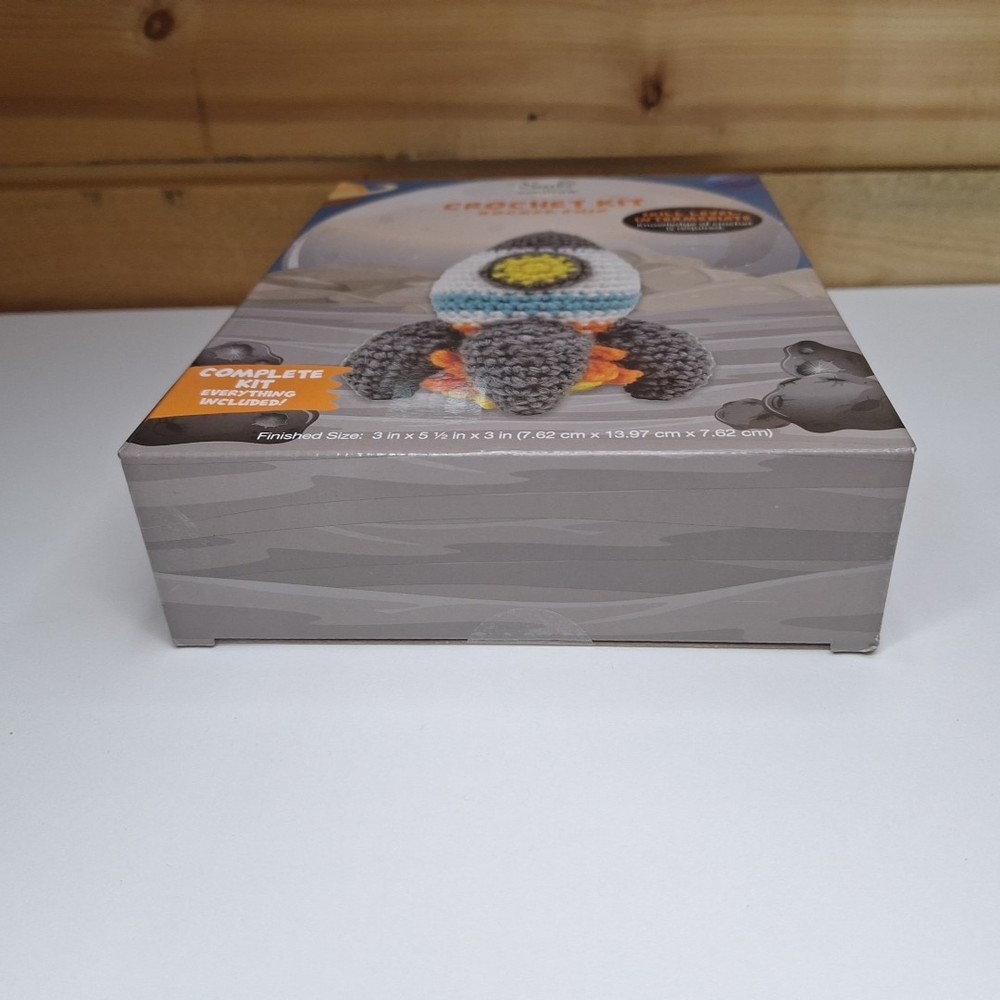 Needle Creations Rocket Ship Crochet Kit NEW UNOPENED In Box