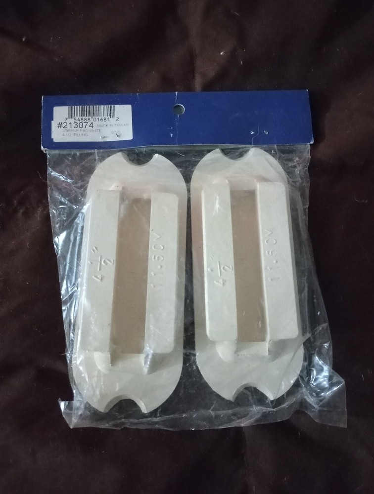 Stirrup Replacement Pads, White Size 4 1/2