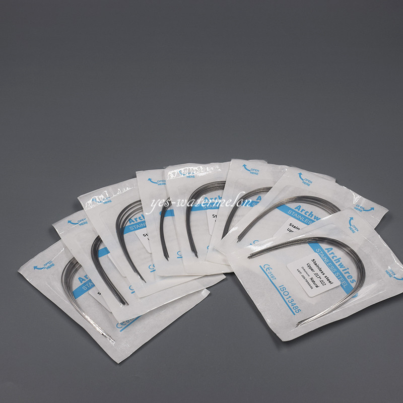 1 Pack Dental Stainless Steel Rectangular Arch Wire Natural/Square/Ovoid Form