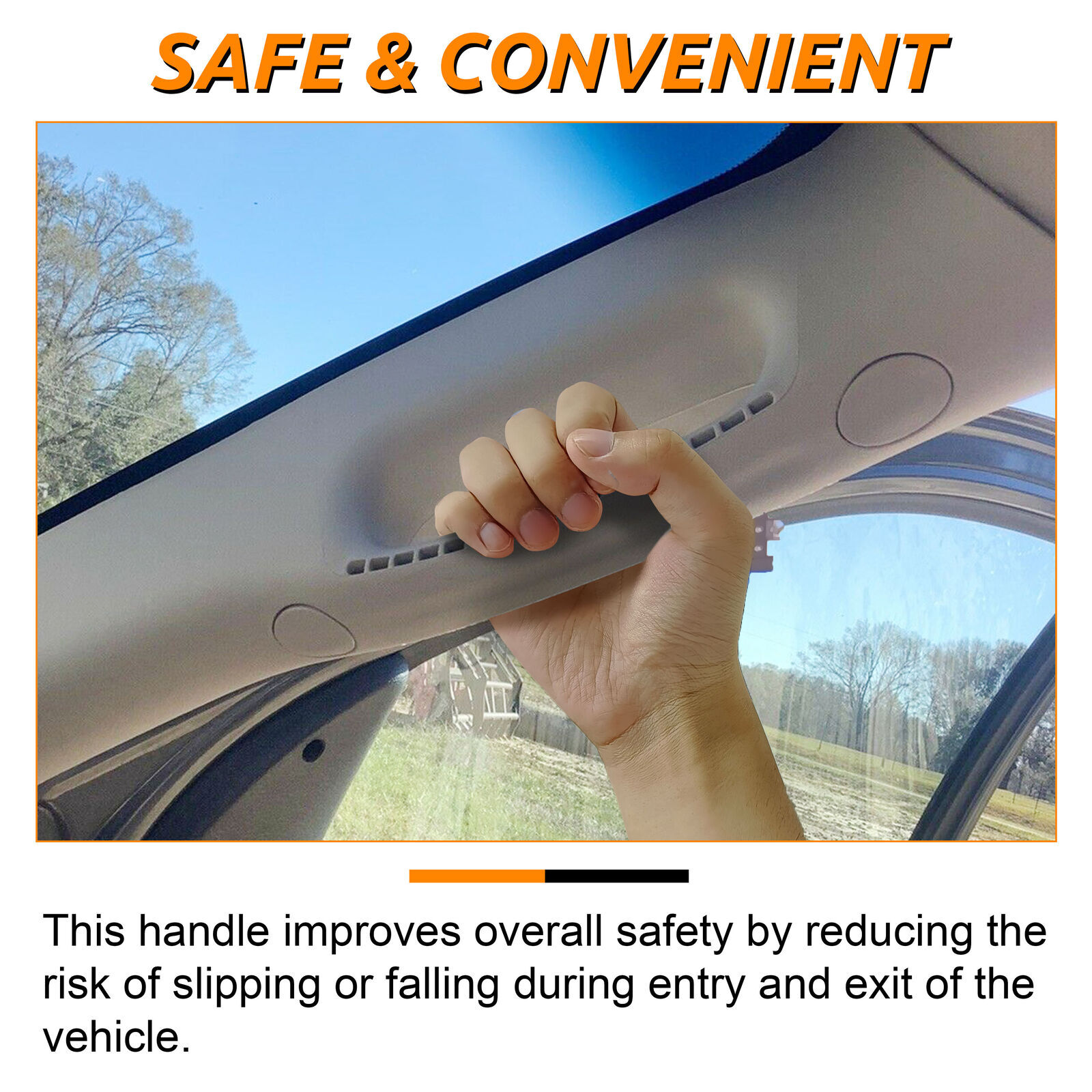 Front Right Side inside Grab Handle A Pillar Trim For 2002- 09 10 Ram 1500 2500