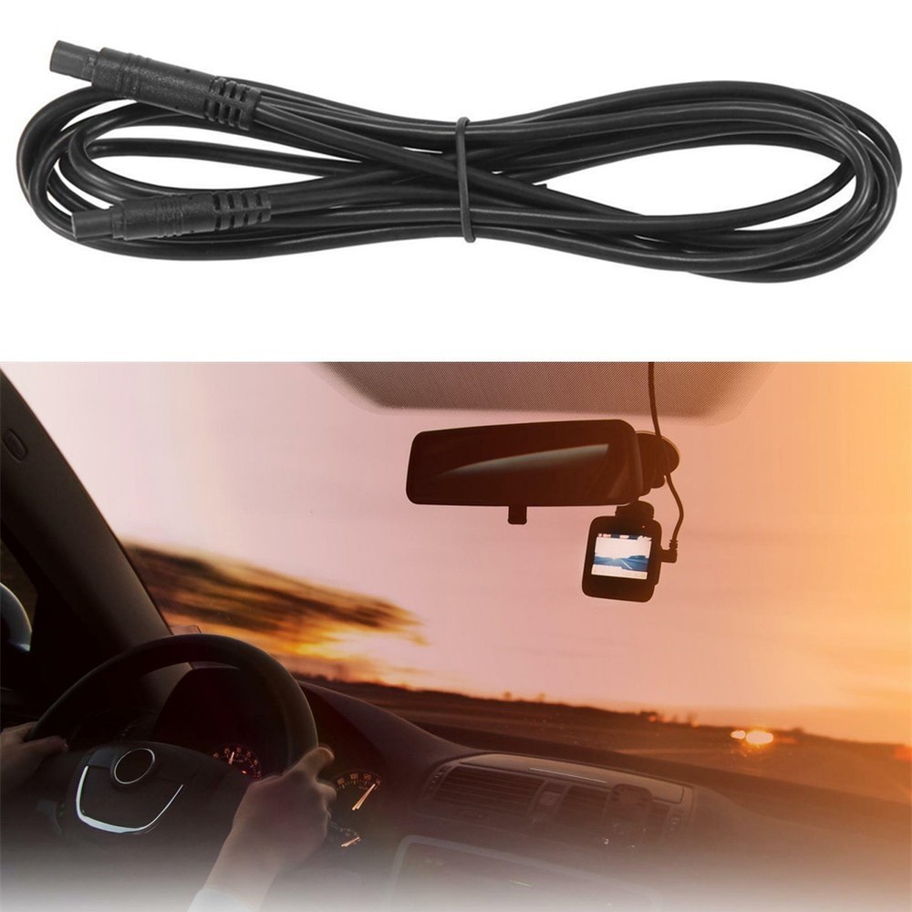 Camera Cable Cable DC 12V Dash Camera Extension Cable For Car 200x0.9cm