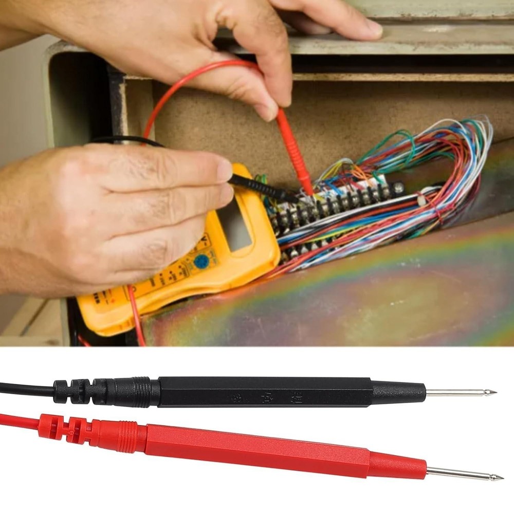 Premium 16in1 Multimeter Test Leads Kit Replaceable Silicone Jumper Wires with E