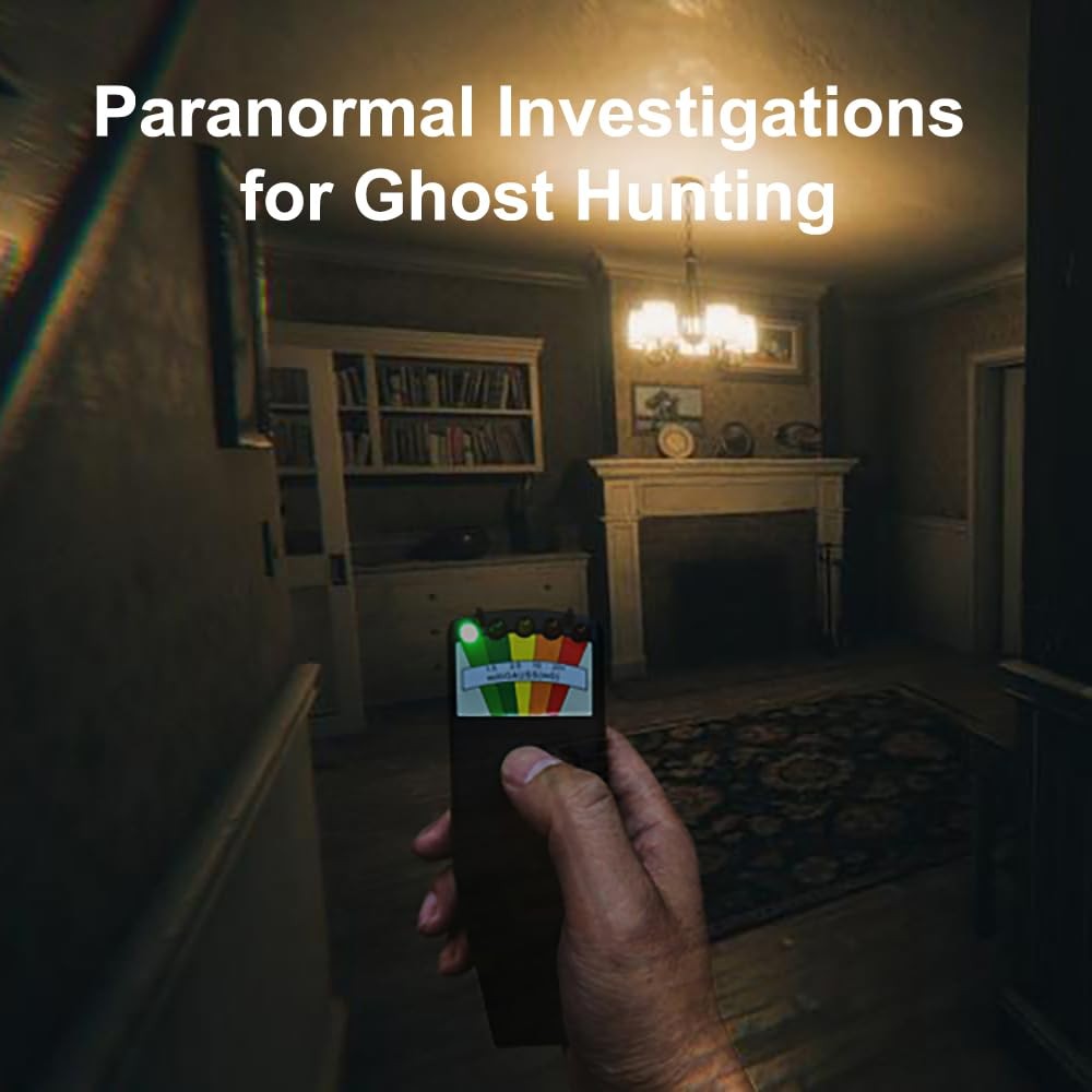 EMF Meter milliGauss Counter Ghost Hunting Equipment for Electromagnetic...