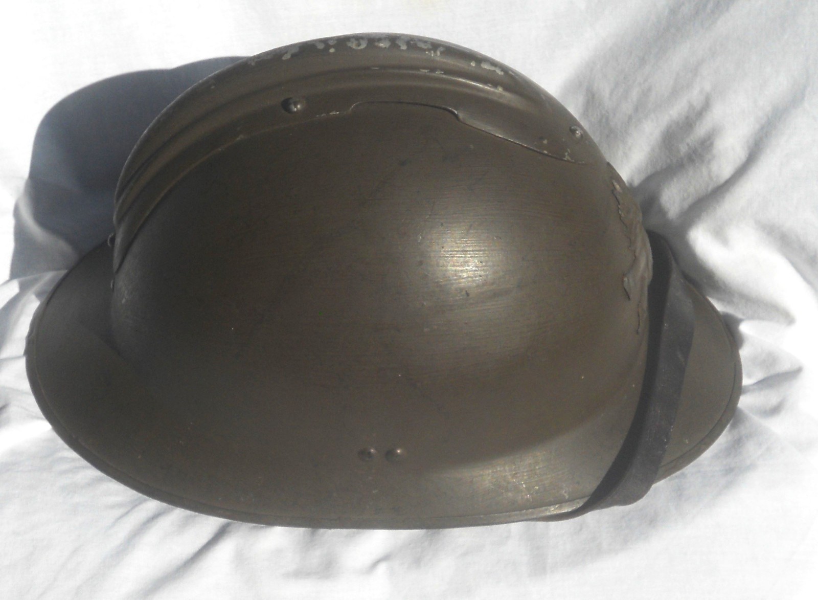 Helmet model 1926 artillery chin strap and cap
