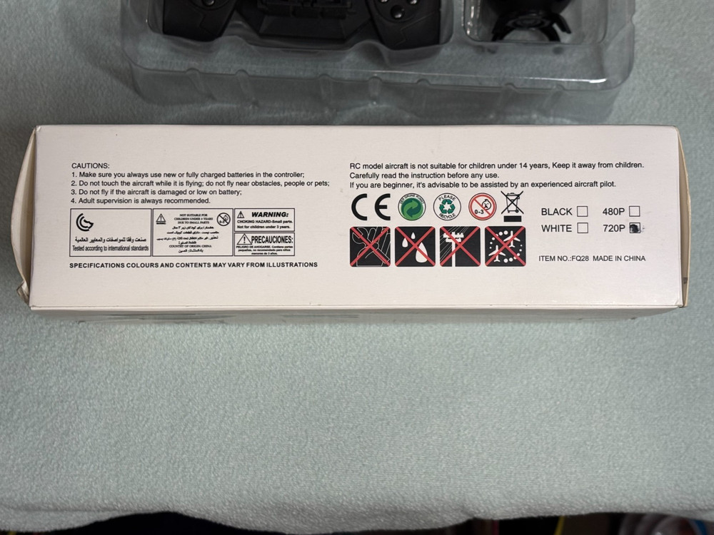 FQ28 Flying egg drone - Black - Used