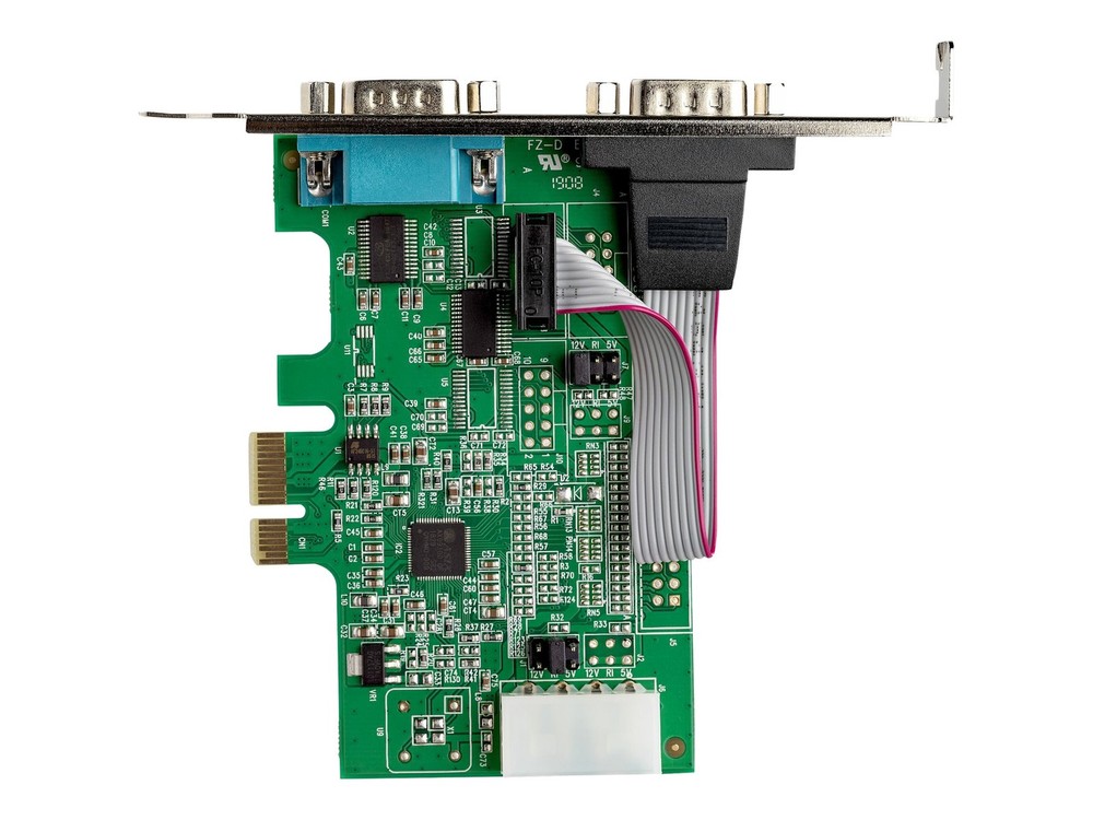 StarTechcom PCI Express Serial Card with 2 Ports PCIe RS232 16950 Controller
