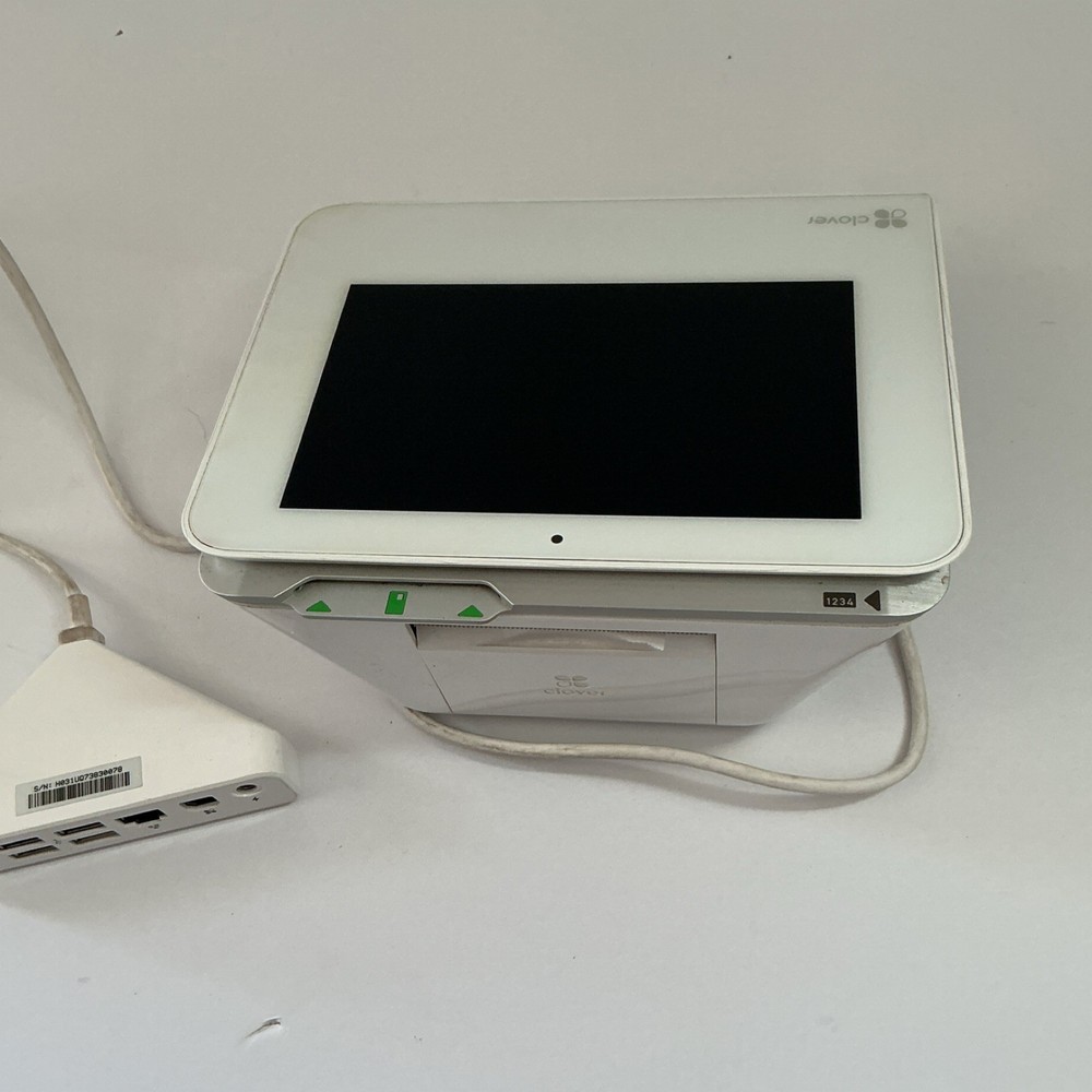 Clover POS System Terminal with Touchscreen Hub & Connected Peripheral - (3)