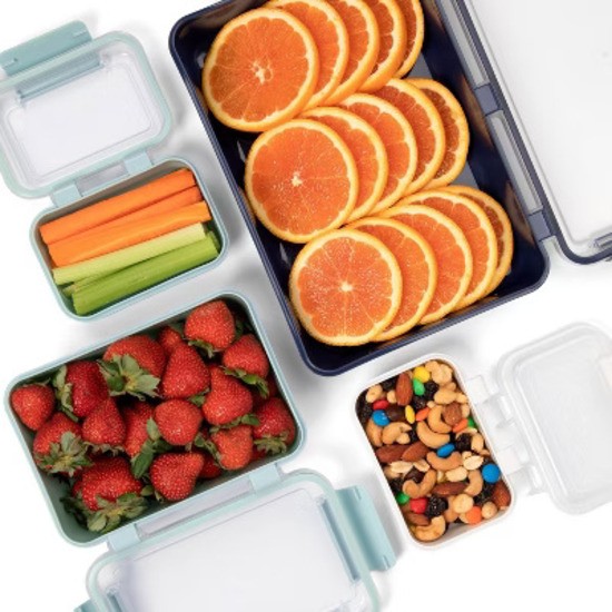 SnapLock Rectangular Food Storage Containers - 20pc