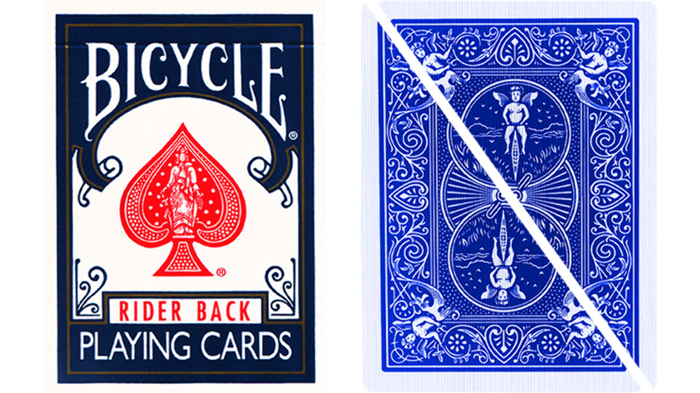 Split Pop Eyed Popper Deck Bicycle (Blue)