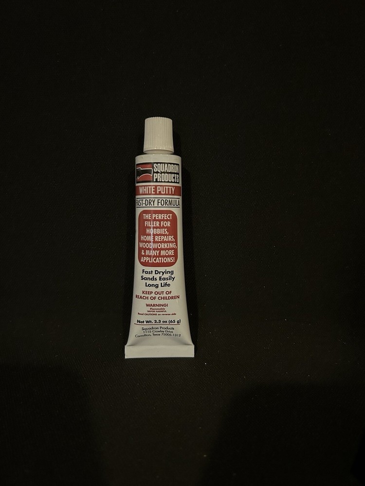 (1) Squadron Tools 20200 White Putty Fast Drying Formula 2.3oz