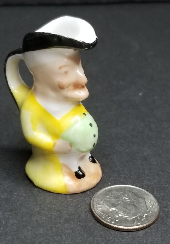Denton Bone China Miniature Toby Pitcher VTG.