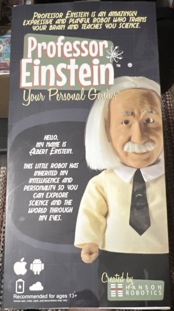 Professor Einstein Interactive Robot Tutor Your Personal Genius! New In Box