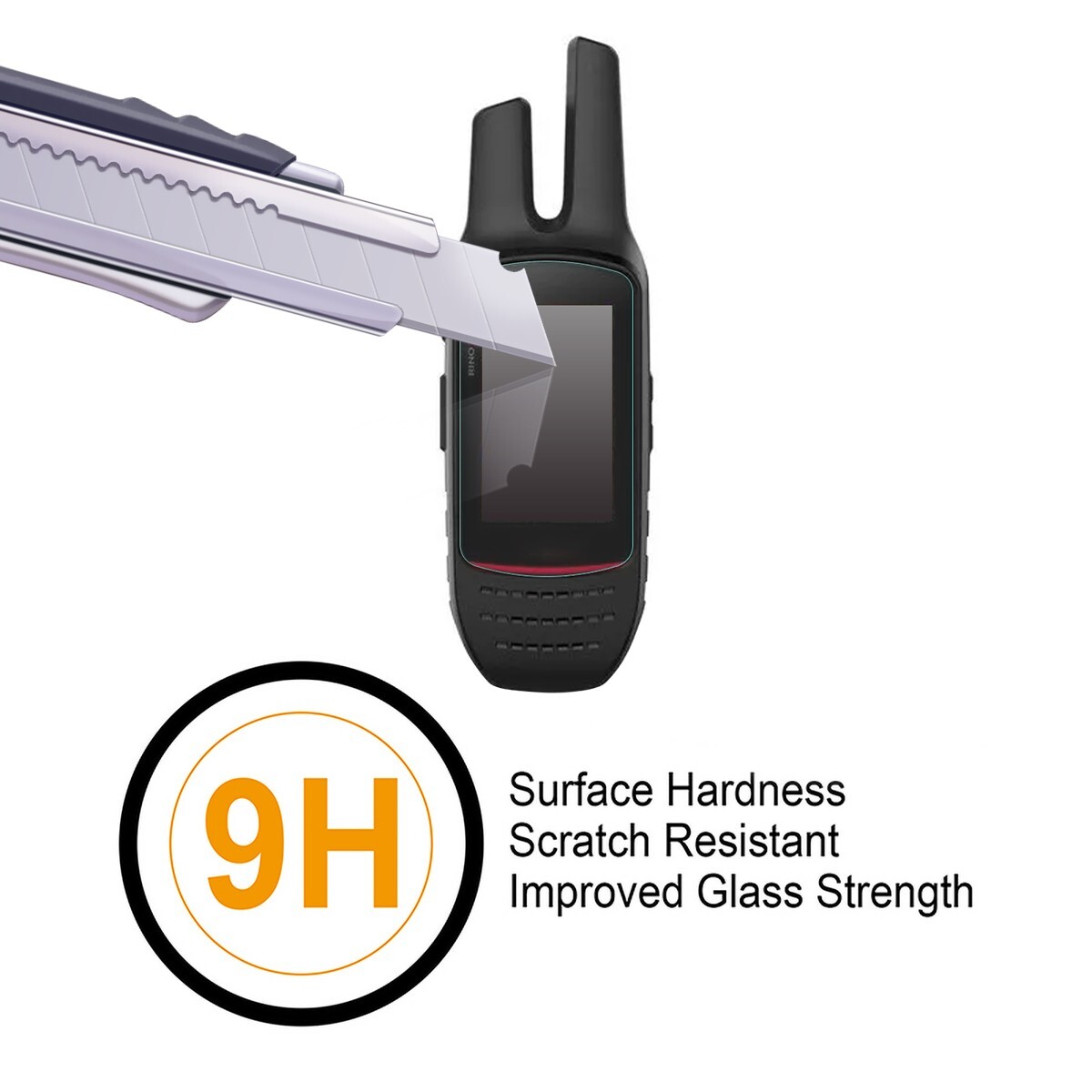 3X Supershieldz Tempered Glass Screen Protector for Garmin Rino 750 / 755T