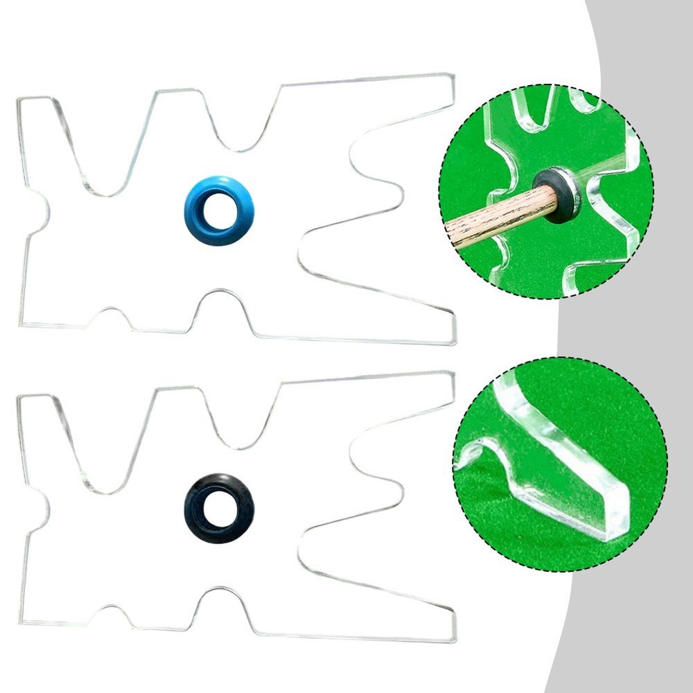Acrylic Material Pool Cue Rest with Seven Adjustable Heights Available