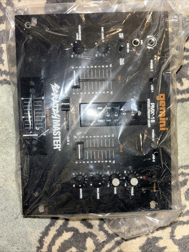 Gemini Mixer Pmx￼16 Scratch Master