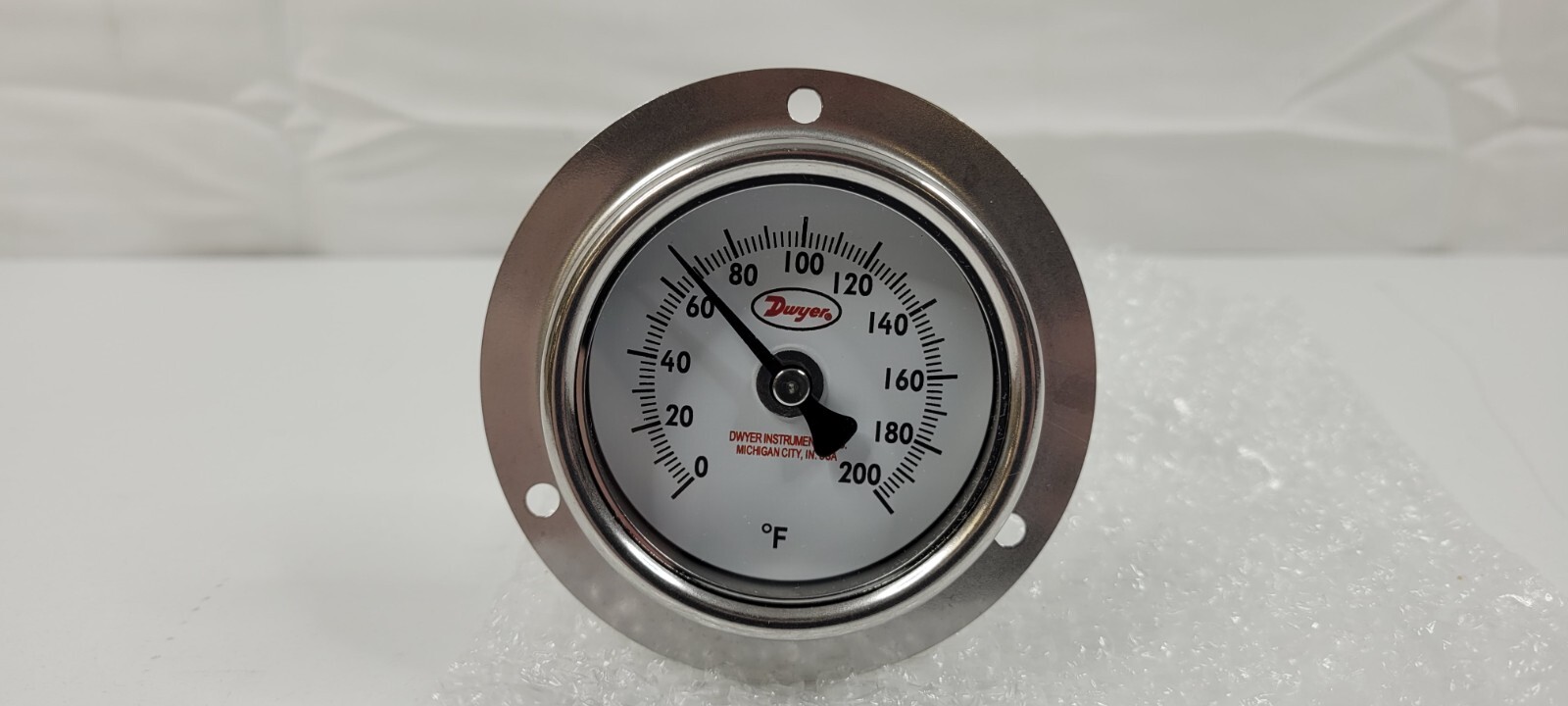 Dwyer BTPM260101 Panel Mount Bimetal Stem Thermometer 200°F, 6" Stem
