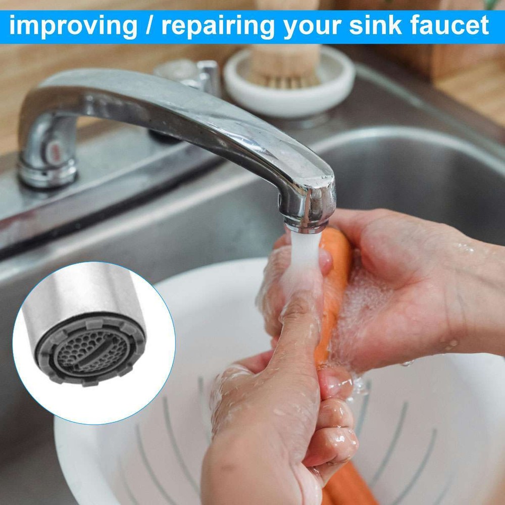 12pack Faucet Aerator for Cache Aerators Key Removal Wrench Replace Plug-in Tool