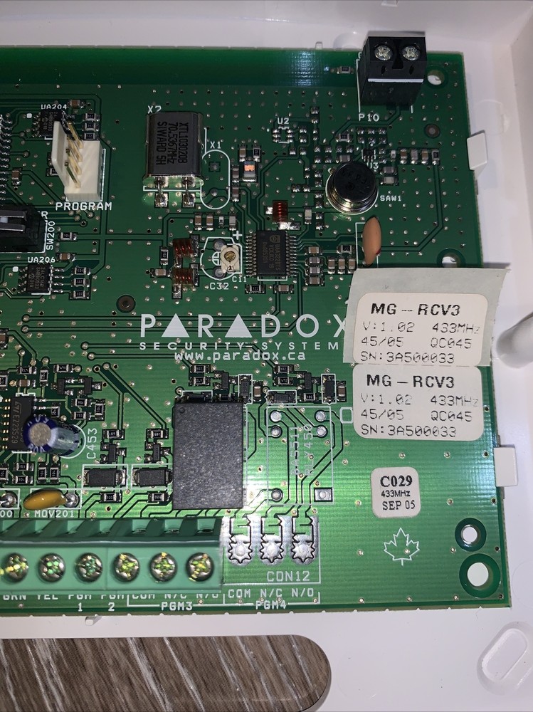 PARADOX MAGELLAN WIRELESS EXPANSION MODULE V1.0 MG-RCV3