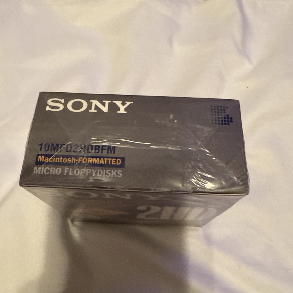 Sony Mac Formatted 2HD 3.5” Micro Floppy Disk Double Sided High Density 10 Pack
