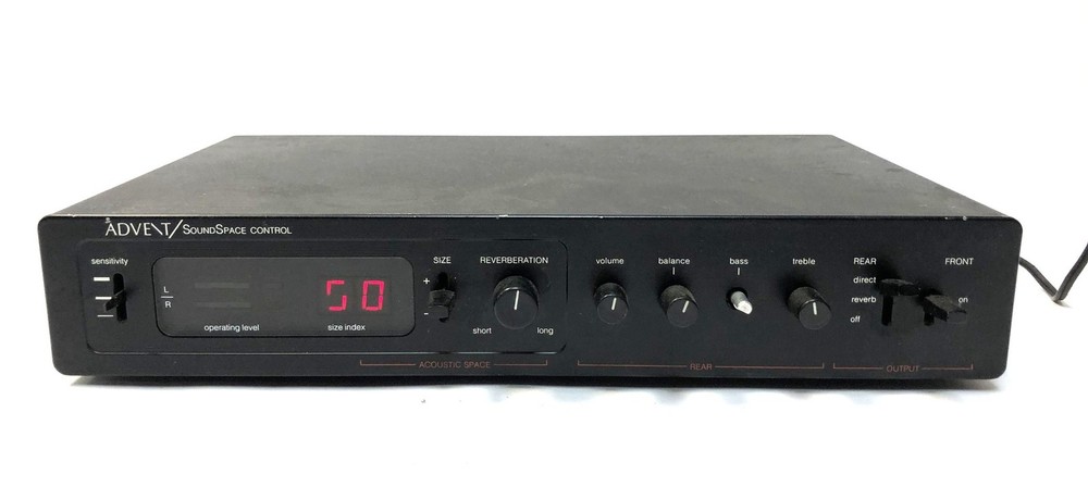 Advent SoundSpace Control 500 Reverb Processor Vintage Audio Effect Unit Tested