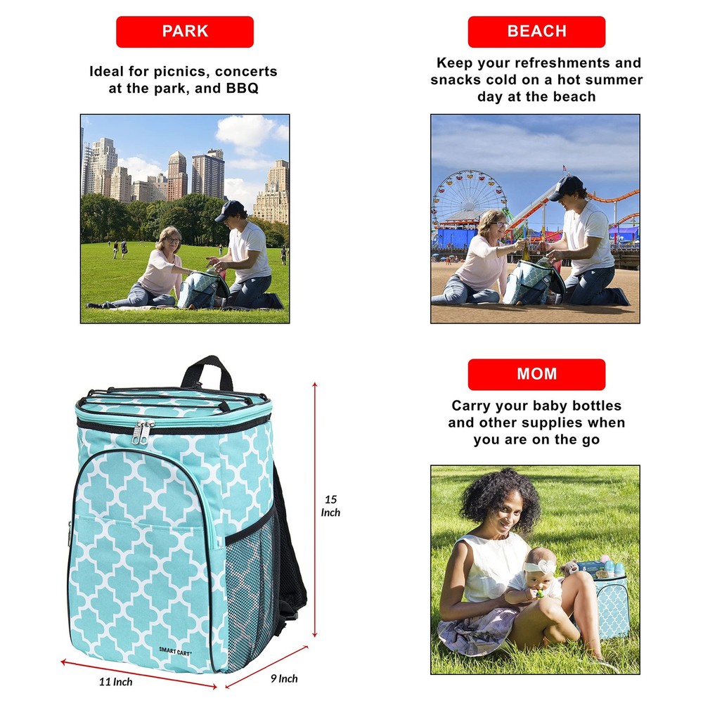 Ultra Compact Cooler Cart Backpack