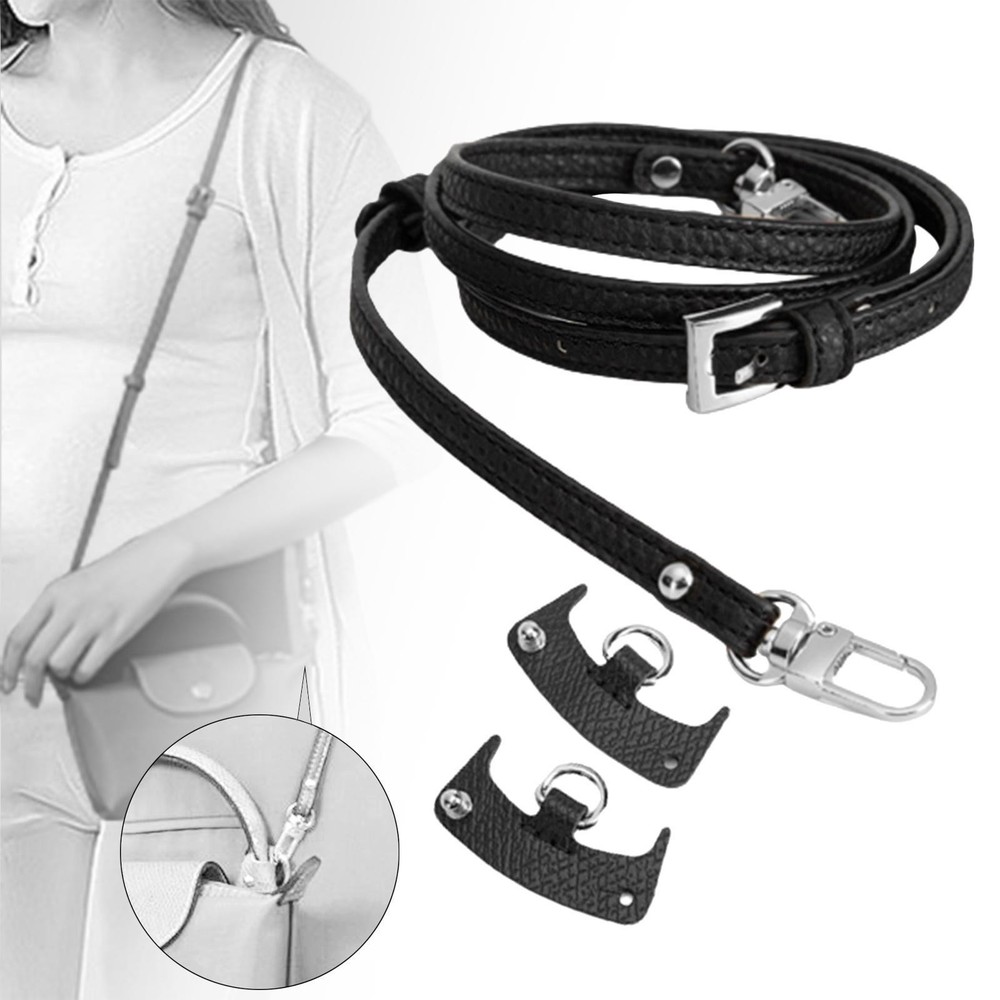 Purse Strap Waterproof Replacement Universal for Purse Black