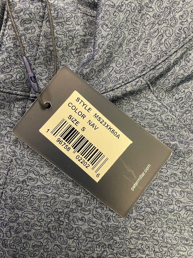 NWT MEN'S PETER MILLAR PULLOVER, SIZE: S, COLOR: NAVY (N02)