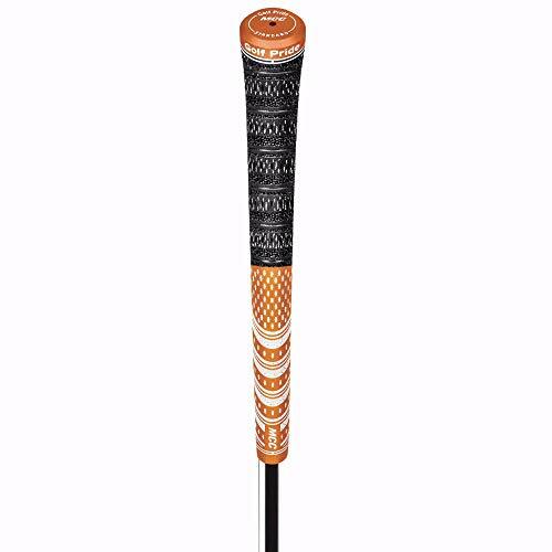Golf Pride MCC Multi Compound Teams Golf Grip (Dark Orange/White)