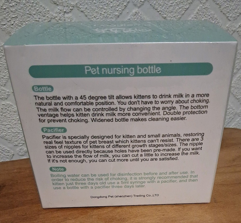 New, Doggiema Pet Nursing Tilted Bottle, 60ml