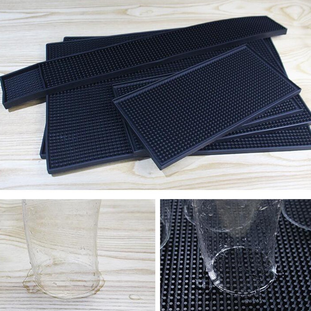 Silicone Storage Drain Pad Countertop Drying Mat Dish Drainer Draining