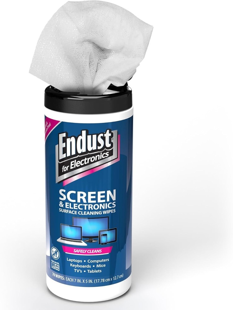 70 Pack Screen & Surface Cleaner Wipes - Gentle Streak-Free Electronics Solution