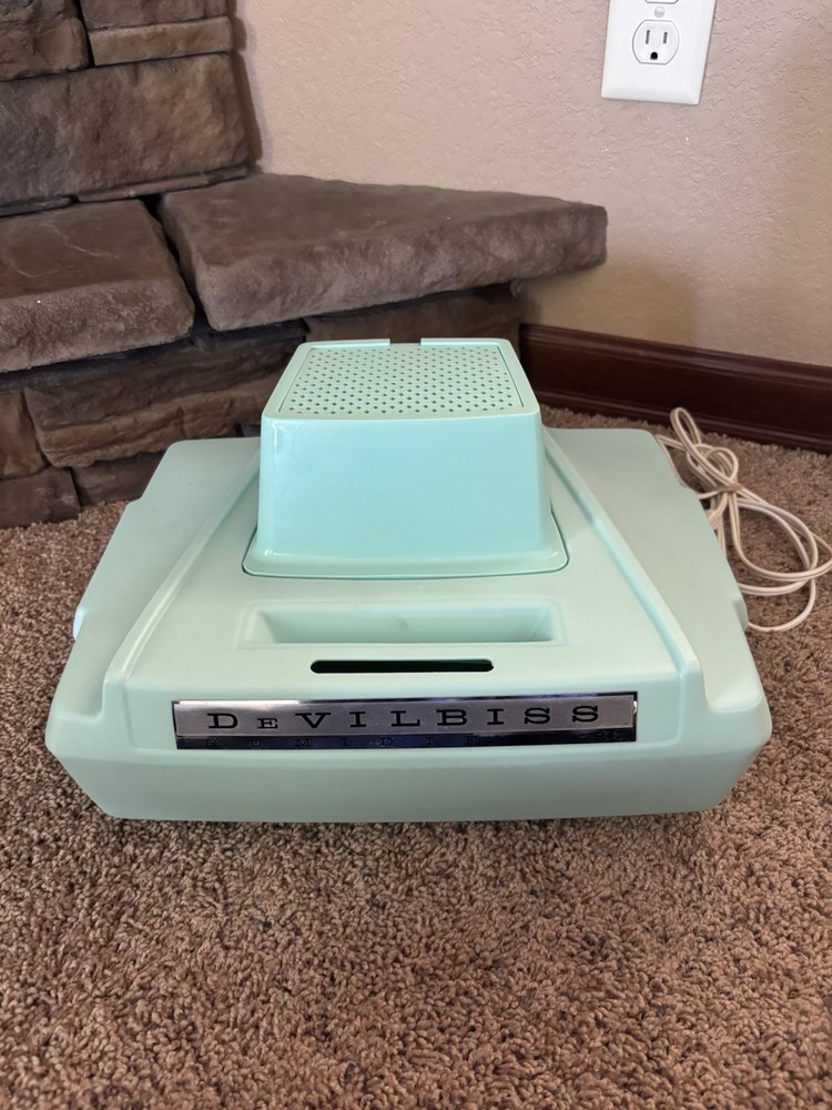 Devilbiss Humidifier Vintage Manuals Model 250 Light Blue Excellent Shape