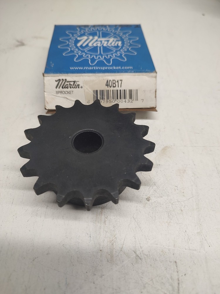 New MARTIN 40B17 X MPB SPROCKET 5/8 Plain Bore
