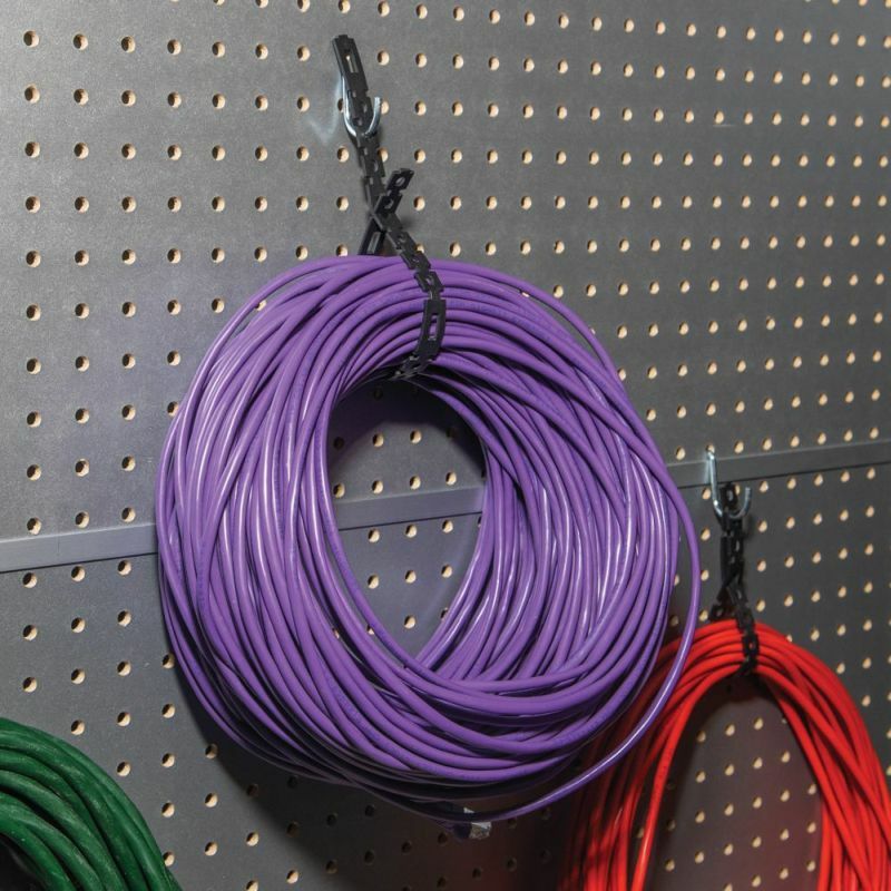 Klein Tool Extension Cord, Cable Hose Stretch Cable Tie Roll 75-Foot