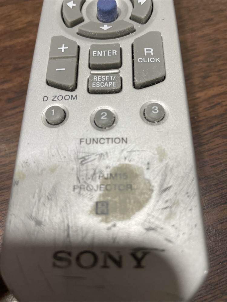 Sony Projector Remote Control RM-PJM15 Integrated Laser Pointer Tested Working