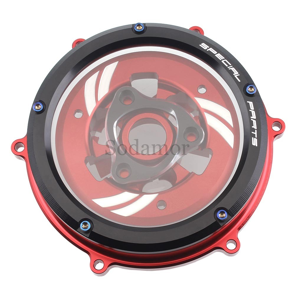 For DUCATI SUPERBIKE PANIGALE V4 2018-2024 Clear Clutch Cover Engine Protector