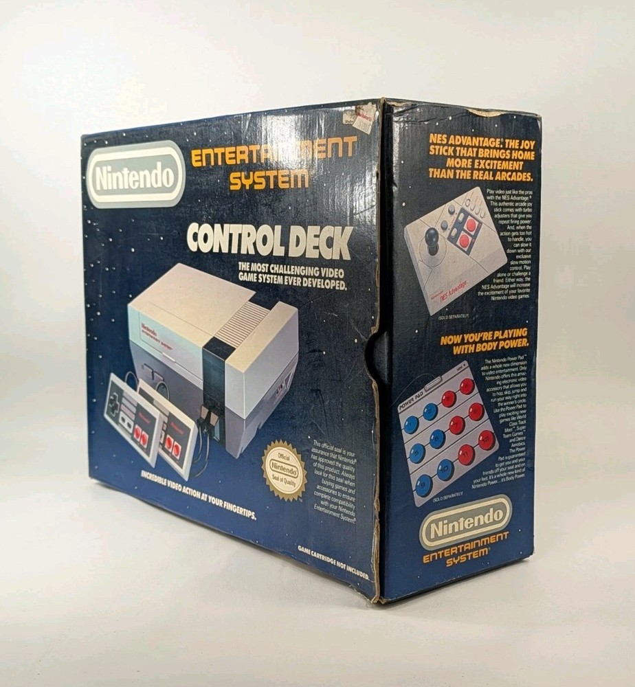 NES Control Deck Nintendo Entertainment System EMPTY BOX Only