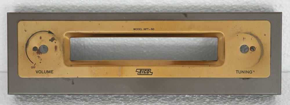 EICO HFT-90 FM Tuner Faceplate / Face Plate