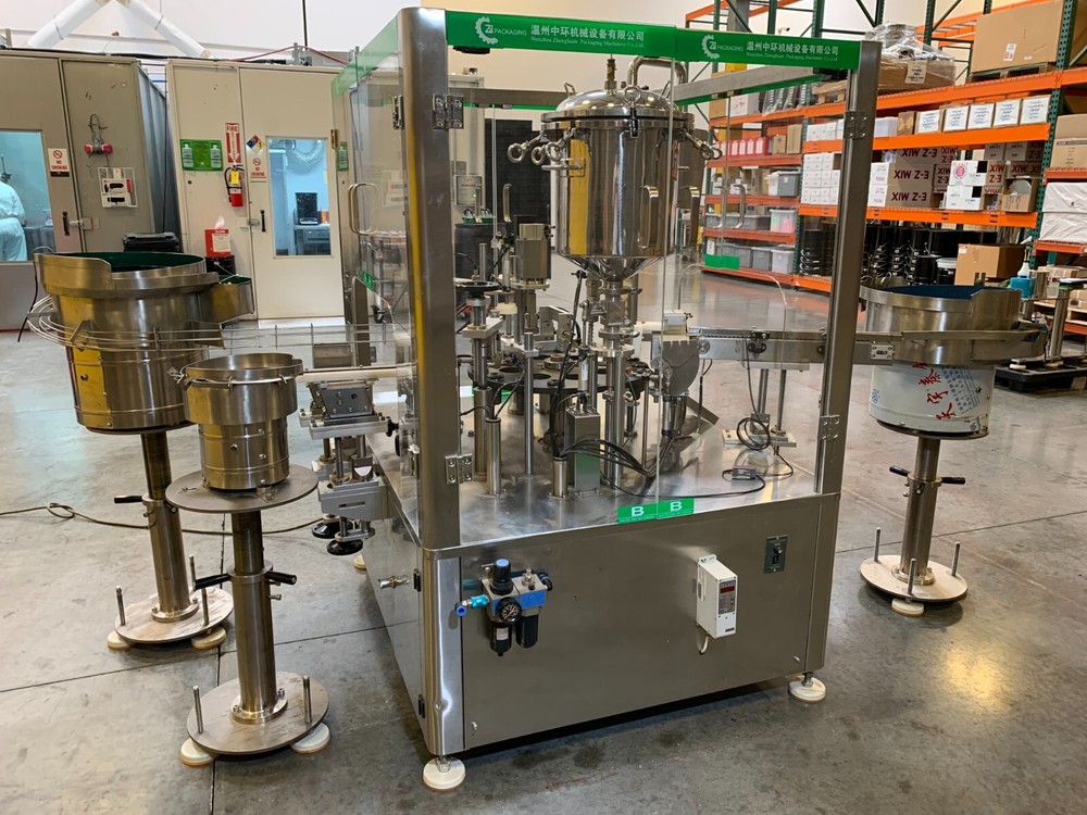 Automated Filling and Capping machine