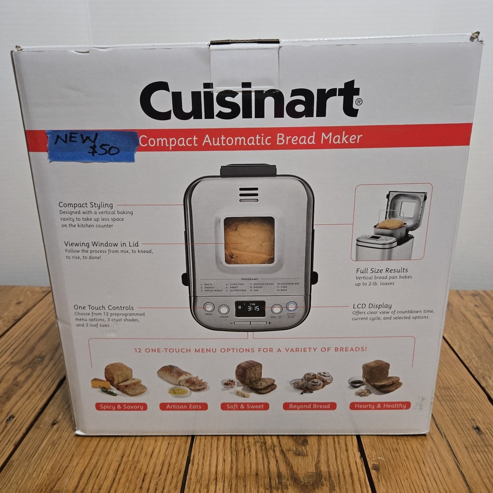Cuisinart Compact Automatic Bread Maker CBK-110P1 Open Box