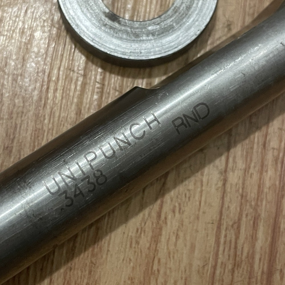 Unipunch 3438 & 352 RND Round Punch 2Pc Set