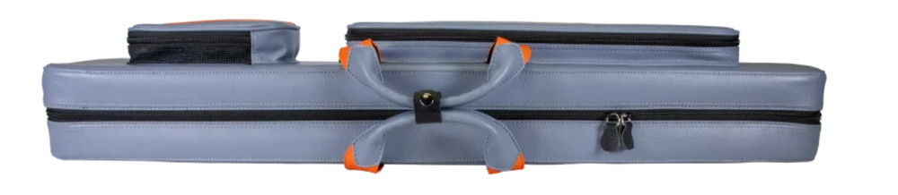 Molinari Retro Flat Cue Bag 3B/6S - Grey + Orange
