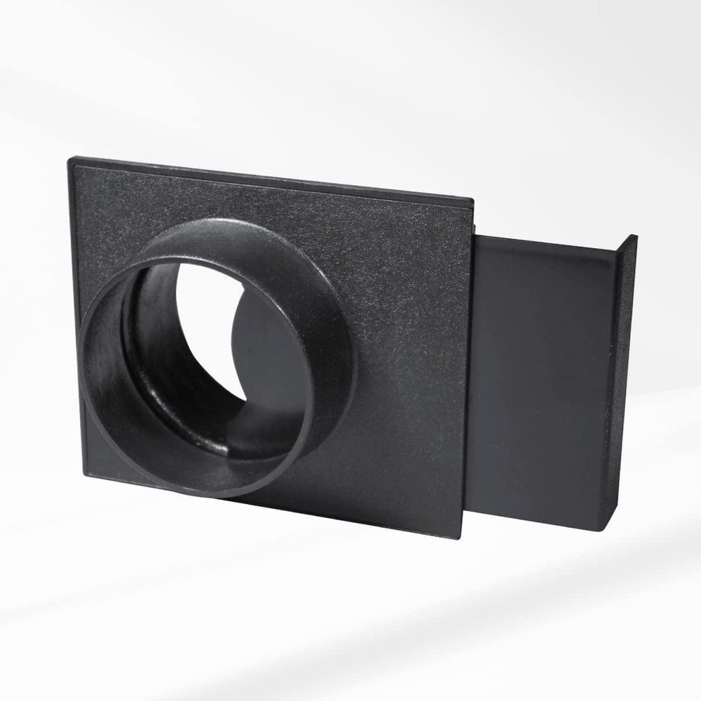 Compact 4-Inch Blast Gate with ABS Construction for Efficient Airflow Control