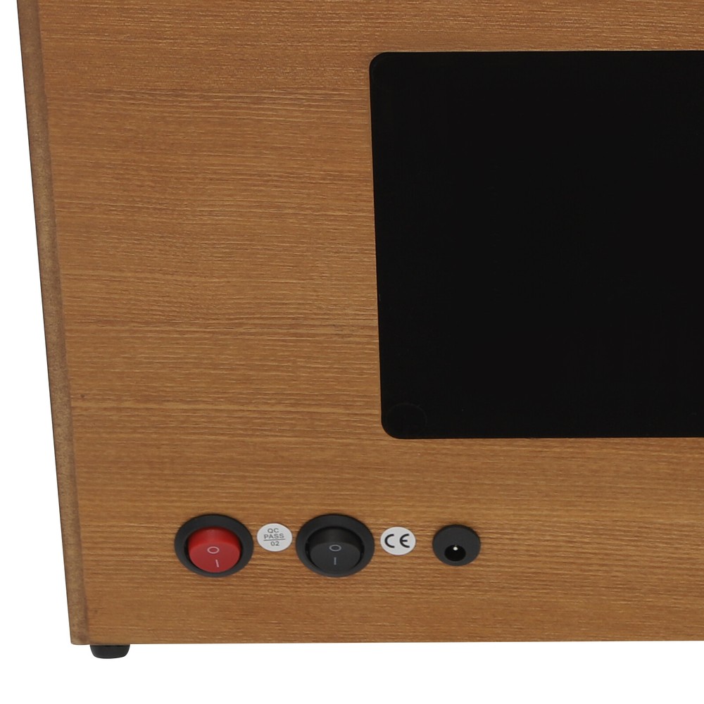 8+5 Pine Automatic Watch Winder Box With LED Light Storage Case 4 Winding Modes