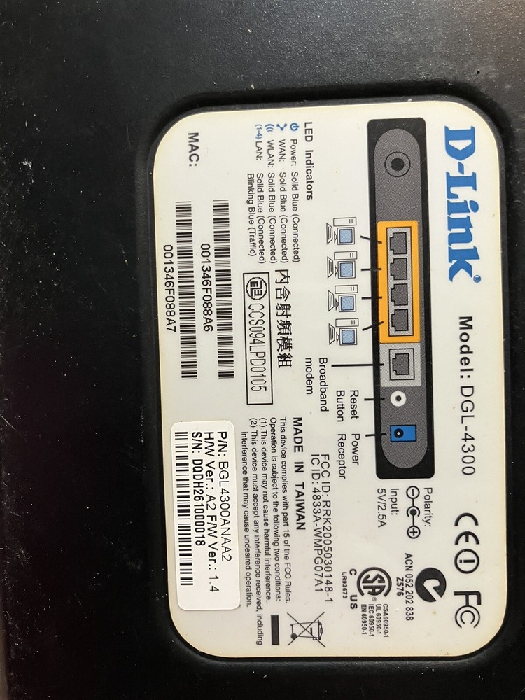 D-Link Wireless Gaming Router (DGL-4300)