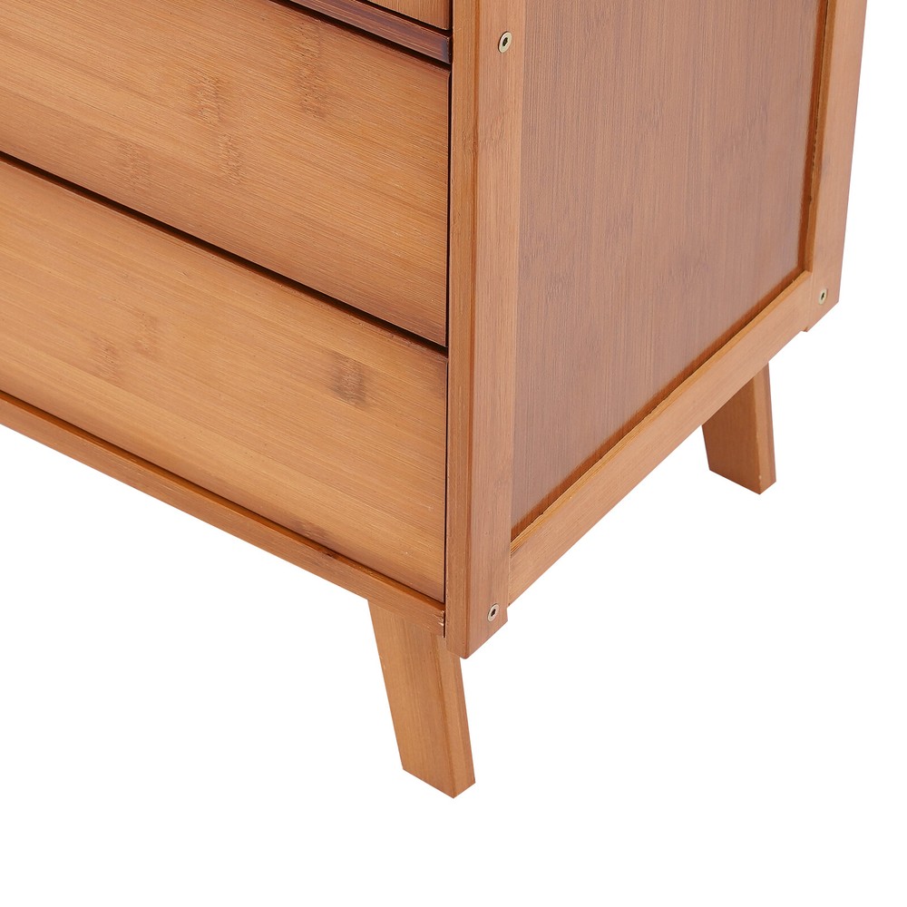 Stylish Brown Kitchen Sideboard with Ample Storage & Elegant Design