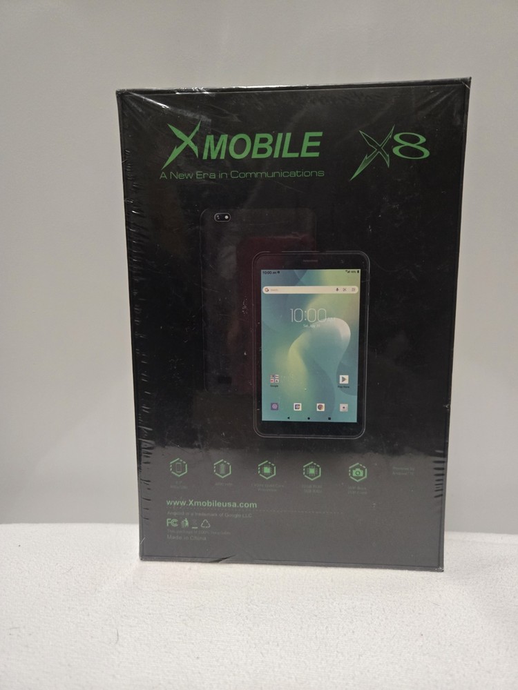 X MOBILE X8A 8" 32GB Black Mini Tablet