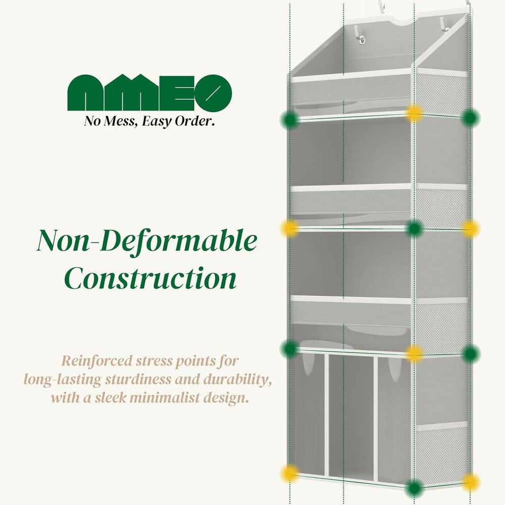 Multifunctional Over Door Organizer with Easy Installation & Lightweight Design