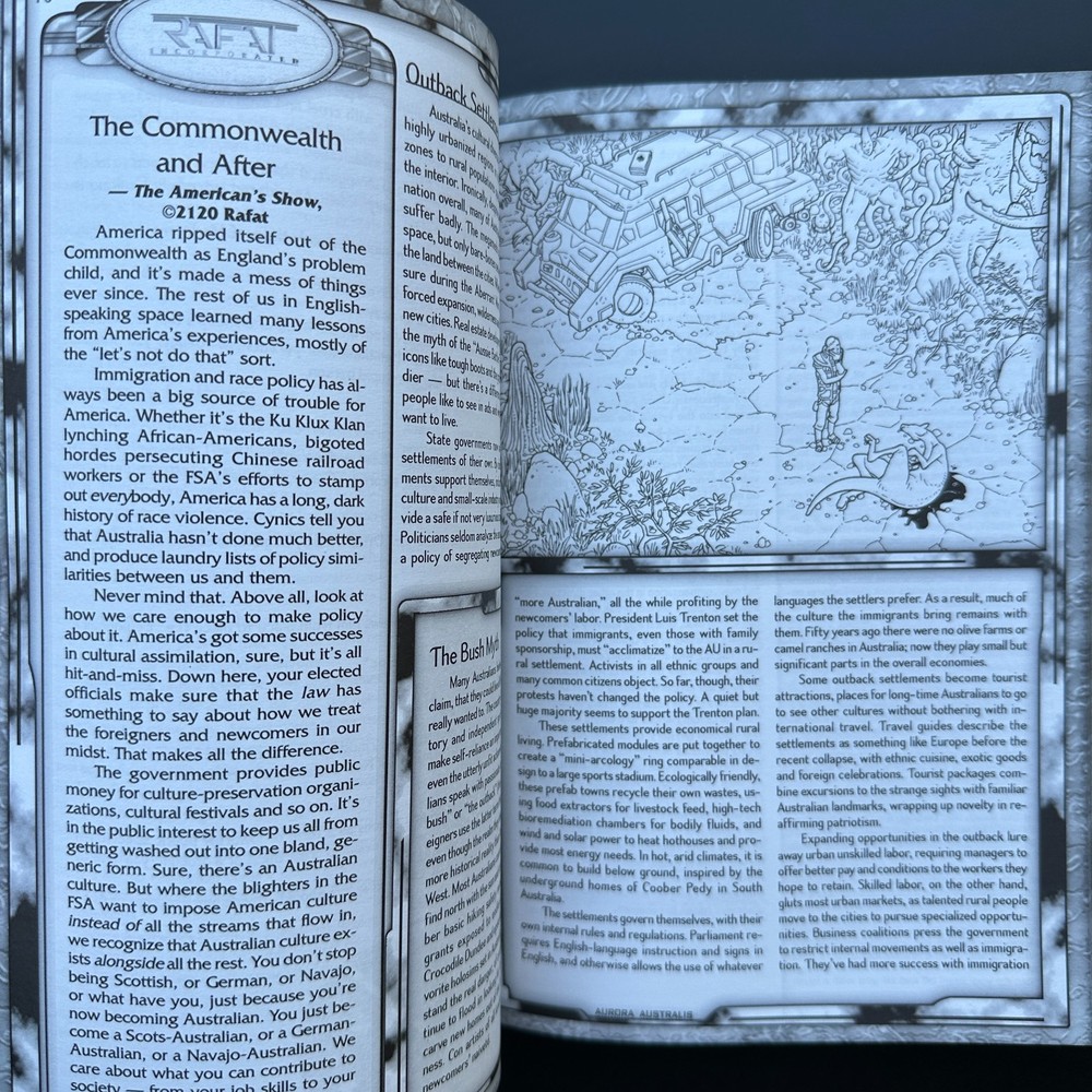 Aurora Australis Trinity RPG Sourcebook White Wolf Sci-Fi OOP WW9203