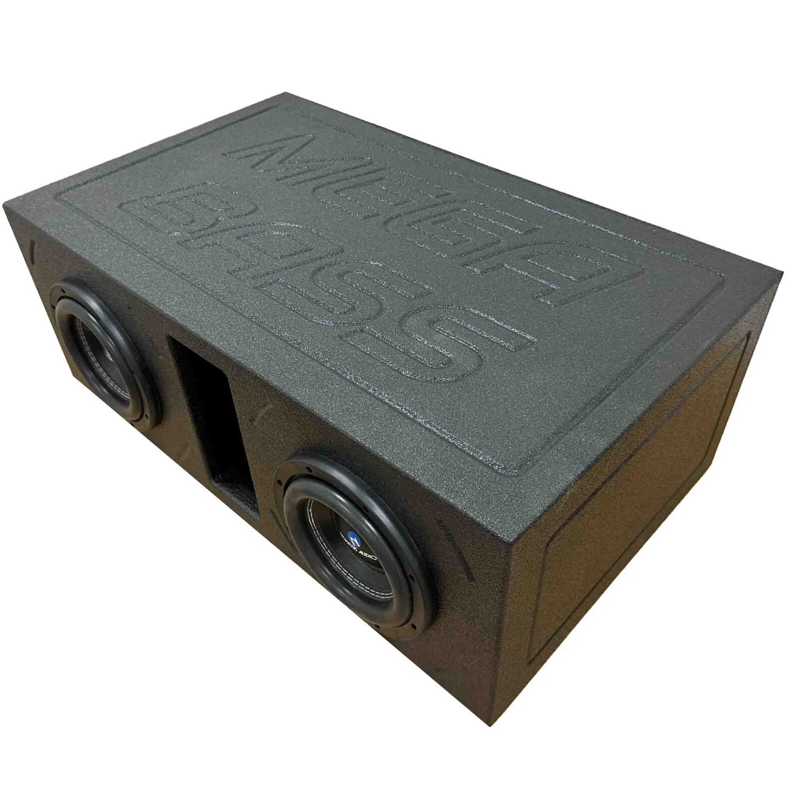 Dual 10" Mega Super Bass Series Subwoofer Box Ported 2x10" Woofers